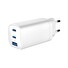 GEMBIRD PD nabíječka 1xUSB-A 2xUSB-C 65W bilá