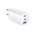 GEMBIRD PD nabíječka 1xUSB-A 2xUSB-C 65W bilá