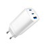GEMBIRD PD nabíječka 1xUSB-A 2xUSB-C 65W bilá