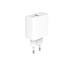 GEMBIRD PD nabíječka USB-A USB C 20W bilá