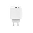 GEMBIRD PD nabíječka USB-A USB C 20W bilá