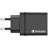Verbatim USB nabíječka do sítě 30W,4 portová,černá