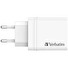 Verbatim USB nabíječka do sítě 30W,4 portová,bílá