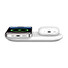 Belkin 2v1 Qi2 15W Magnetic Charging Pad, white