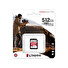 Kingston paměťová karta 512GB Canvas React Plus SDXC UHS-II 280R/150W U3 V60 for Full HD/4K