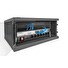 DIGITUS DN-38011 Nástěnná skříň 4U, SOHO, nemontovaná 241x540x400 mm, celoskleněné přední dveře, černá (RAL 9005)