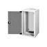 DIGITUS DN-49104 Nástěnná skříň 12U, SOHO PRO, nesmontovaná, 10", 595 x 315 x 300 mm, šedá (RAL 7035)