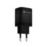 Univerzální USB nabíječka Natec RIBERA GaN 30 W, 1X USB-A, 1X USB-C, černá
