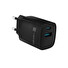 Univerzální USB nabíječka Natec RIBERA GaN 30 W, 1X USB-A, 1X USB-C, černá
