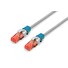 DIGITUS Color spony pro Patch kabel, balíček 100ks, modrá