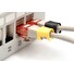 DIGITUS Color spony pro Patch kabel, balíček 100ks, smíšené (20 ks v každé barvě: červené, zelené, modré, žluté, černé)