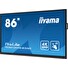 86" iiyama TE8612MIS-B3AG:IPS,4K,40P,USB-C