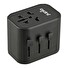 Adaptér Jupio Travel Adapter 2x USB-A 1x USB-C 15.5W uviverzální cestovní