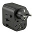 Adaptér Jupio Travel Adapter 2x USB-A 1x USB-C 15.5W uviverzální cestovní
