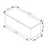 Zahradní box G21 Denver 560 L, antracitový plechový