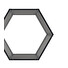 Přístřešek na dřevo G21 HEX 53 - 92 x 60 cm, antracitový