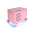 In Win A1 Plus/Mini ITX/Transpar./Růžová/650W/80PLUS Gold