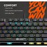 CANYON Herní klávesnice Cometstrike TLK GK-50, mechanická, drátová, multimediální, podsvícená, 87 kláves, CS layout