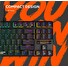 CANYON Herní klávesnice Cometstrike TLK GK-50, mechanická, drátová, multimediální, podsvícená, 87 kláves, CS layout