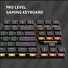 CANYON Herní klávesnice Cometstrike TLK GK-50, mechanická, drátová, multimediální, podsvícená, 87 kláves, CS layout
