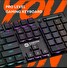CANYON Herní klávesnice Cometstrike TLK GK-55, mechanická, drátová, multimediální, podsvícená, 105 kláves, CS layout