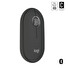 Logitech Pebble Mouse 2 M350s/Cestovní/Optická/4 000 DPI/Bezdrátová Bluetooth/Grafitová