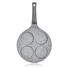 Pánev Banquet na 4 lívance s nepřilnavým povrchem Granite Grey 26 cm