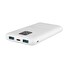 Powerbanka FIXED Zen 10 s LCD displejem a výstupem PD 20W, 10 000 mAh, bílá