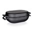 Pekáč Banquet litinový Excellent 39 x 26 x 14 cm, 3 + 4 l, oválný s víkem, černý
