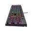 Genesis tichá herní klávesnice THOR 303/RGB/Outemu Peach Silent/Drátová USB/CZ-SK layout/Černá