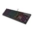 Genesis tichá herní klávesnice THOR 303/RGB/Outemu Peach Silent/Drátová USB/CZ-SK layout/Černá