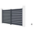 Brána G21 Reno 350x176 cm dvoukřídlá, antracitová