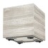 Květináč Prosperplast MADERA SQUARE eco wood 38,5 cm bílý eco