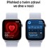 Apple Watch S10/42mm/Silver/Sport Band/Blue Cloud