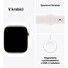 Apple Watch S10/42mm/Rose Gold/Sport Band/Light Blush/-S/M