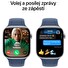 Apple Watch S10/46mm/Silver/Sport Band/Denim/-S/M