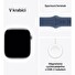 Apple Watch S10/46mm/Silver/Sport Band/Denim/-S/M