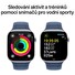 Apple Watch S10/46mm/Silver/Sport Band/Denim/-M/L