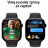 Apple Watch S10/46mm/Jet Black/Sport Band/Black/-M/L