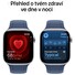 Apple Watch S10 Cell/42mm/Silver/Sport Band/Denim/-S/M