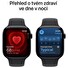 Apple Watch S10 Cell/42mm/Jet Black/Sport Band/Black/-S/M
