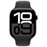 Apple Watch S10 Cell/42mm/Jet Black/Sport Band/Black/-M/L
