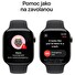 Apple Watch S10 Cell/42mm/Slate Grey/Sport Band/Black/-M/L