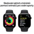 Apple Watch S10 Cell/42mm/Slate Grey/Sport Band/Black/-M/L