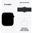 Apple Watch S10 Cell/42mm/Slate Grey/Sport Band/Black/-M/L