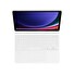 Samsung Ochranný kryt s klávesnicí a touchpadem pro Tab S9/S9 FE White