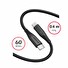 SWISSTEN DATOVÝ KABEL SOFT SILICONE USB-C / USB-C 0,4 M ČERNÝ