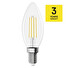 EMOS LED FLM CANDLE 1,8W(25W) 250lm E14 WW