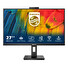 Philips LCD 27B1U5601H 27" IPS/2560x1440@75Hz/4ms/350cd/HDMI/DP/4xUSB/USB-C dock/RJ45/Webcam/Repro/Pivot/HAS/VESA