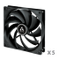 ARCTIC F14 Value Pack (Black) - ARCTIC F14 Case Fan - 140mm case fan low noise - Pack of 5pcs
